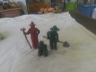 Assorted 1950 s Marx Toy Rubber Farm Figures-united States