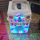 Singing Machine Sml385ubtw All-in-one Bluetooth Karaoke System Led Lights White