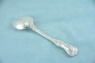 Tiffany English King Sterling Silver 6-3 4  Cream Soup Spoon No Monogram