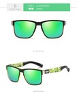 Dubery Sports Polarized Sunglasses Men Women Square Driving Glasses Hd Lens Us