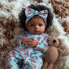 Babeside 20inch Realistic Newborn Real Life Baby Doll Lifelike Reborn Black Girl