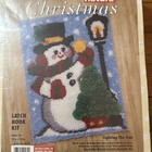 Natura Vintage Christmas Latch Hook Kit New In Box 18 X 24  Acrylic Yarn Set