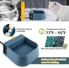 Automatic Heated Water Bowl 2l Outdoor Dog Cat Auto Fill Bowl
