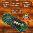  223 Gun Bore Cleaning Rope - Lifetime Breakage Warranty - Cobra Barrel Snake