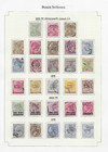 Malaya - Straits Settlements 1867-1941 Mint   Used Collection On Album Pages