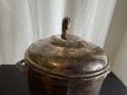 Vintage  Sheridan Victorian Silver Plated Lidded Twin Handle Ice Bucket  486 