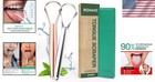 High-grade Stainless Steel Tongue Scrapers For Couples - Two Colors Included