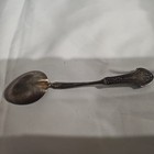 Antique Whiting Sterling Silver Sugar Spoon - Madam Jumel Pattern-gold Wash Mono