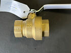 1    Fnpt  Full-port  Lead-free Brass Ball Valve  600 Wog  150 Wsp