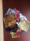 Fabric Scraps Pieces Quilting Cotton Craft Mixed Media Random 80 pcs Apx
