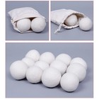 6 Wool Dryer Balls  Organic Wool Natural Laundry Fabric Softener Antistatic   