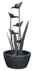 Metal Water Fountain Outdoor Tiered Fountain 35 In H Garden Decor Plant Decor