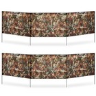 2 Pcs Hunting Blinds Ground Portable Ground Blinds For Deer Hunting Camouflage 