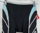 Nwt Women   s Tyr Competitor 8    Triathlon Shorts Black   Light Blue Size Small