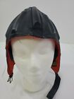 Vintage Leather Skull Cap Helmet Richard-pontvert France Sky Diver Steampunk