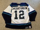 Worcester Icecats Ahl Game Worn Jersey By Vladimir Chebaturkin