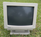 Vintage Tandy Vgm-340 Computer Video Graphics Monitor W  Original Box - As Is