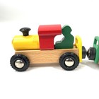 Vintage Brio Wooden Passenger Train Engine   33416 Rare  Extra Passenger Read