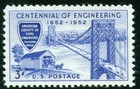 American Society Of Civil Engineers Us Stamp Sheet  1012