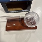 Ultra Pro Display Series     Dark Wood Baseball   Card Holder New