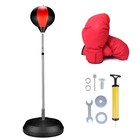 Punching Boxing Bag Adjustable Fitness Training Speed Boxing Bag With Gloves