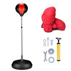 Punching Reflex Boxing Bag W  Adjustable Stand Speed Boxing Bag With Gloves