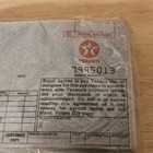 Vintage Texaco Credit Card Machine Receipt Lot Nos Original Gas Station Receipts