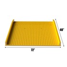 72 48 Steel Dock Plates Ramps Boards   Forklift Truck Ramp 13 000 Lbs Capacity