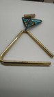 Meinl Percussion Tri15b Solid Brass Triangle With Metal Beater Good Condition Jp