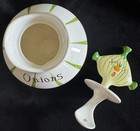 Vintage Holt Howard Pixieware Onions Dish Bowl With Spoon dipper Rare