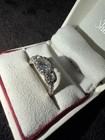 Shane Co  14k White Gold Diamond Engagement Ring 1 58 Ctw I1 H - Appraised  5135