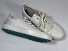 Ecco Women   s  White Leather Soft Low Hydromax Golf Shoes Size 10 Us 41 Eu Wide