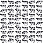 60pcs Model Train N Scale Well Painted Farm Animals 1 160 Model Cows White Black