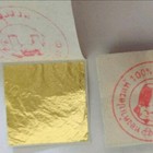 X100 Genuine 24k Gold Leaf Sheet Gilding Sheets Foil Craft Art Paper Imitation  