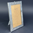 Engraved Ornate Hand Etched 925 Sterling Silver Picture Frame 4x6 W easel Ooak
