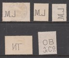 Norway   Perfinned Stamps   l M    n L  And  o B   Co 