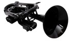 Tromba Pro Professional Plastic Bb Cornet Black W stand   Carry Case Free Ship