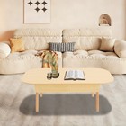 Coffee Table With Storage For Living Room  Modern Coffee Table W  Double Drawers