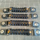 Vest Extenders Black   Copper Para Cord leather Lightweight  Strong   By Stitch