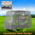 Golf Cart Cover Heavy Duty 420d Waterproof For Ezgo  Club Car  Yamaha 2 2 2