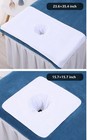 Massage Table Cover Towel With Face Cradle Hole  Premium Fitted Sheet With Lo   
