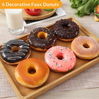Fake Donut 6 Pack Artificial Doughnut For Decoration Realistic Fake Food For Dis