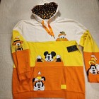 Loungefly Disney Mickey   Friends Candy Corn Halloween Hoodie Unisex Xl New