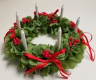 Pleasant Co American Girl Kirsten s Saint St Lucia Wreath Crown W candles In Box