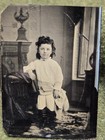 6 Old Vintage Antique 1880 Tintype Photo Young Girl s Boy s Tin Photograph Lot