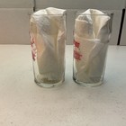Vintage Pizza Hut Glasses 2 X Pizza Pete Libbey 10 Oz 70s Beer Soda Glass Cups
