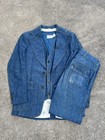 70s Levi   s Panatela Denim Suit Set