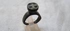 Authentic   Ancient Medieval Byzantine Ring - With Cross   10 - 12 Century