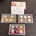 2008-s United States Mint Silver Proof Set In Original Box With Coa- 14 Coin Set
