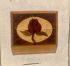 Woodworking Plus  106 Intarsia Project Kit Rose Jewelry Box New 6 Woods 26 Parts